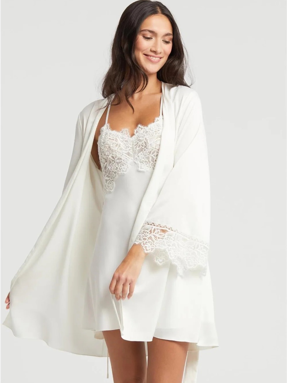 NWT Rya Collection White Rosy Cover Up Robe - Picture 2 of 5